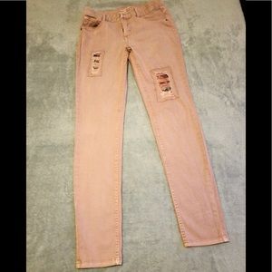 Girls Vanilla Star Rose Gold Jeans